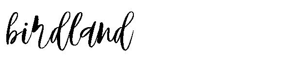 birdland字体