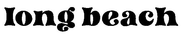 long beach字体