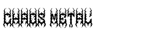 chaos metal字体