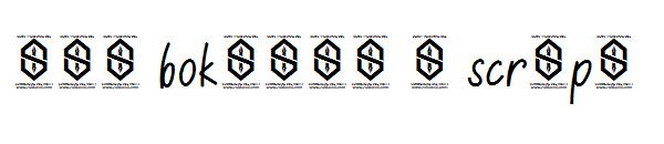 the bokatan - script字体