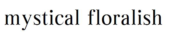 mystical floralish字体