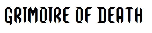 grimoire of death字体