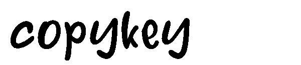 copykey字体