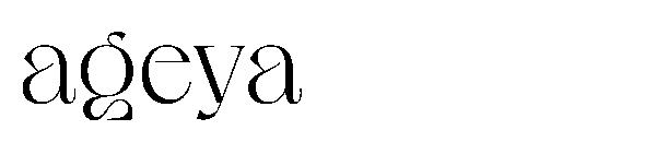 ageya字体