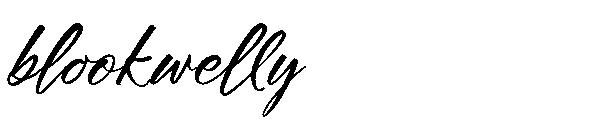 Blookwelly字体