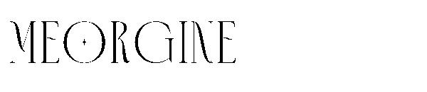 Meorgine字体