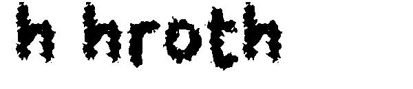 h hroth字体