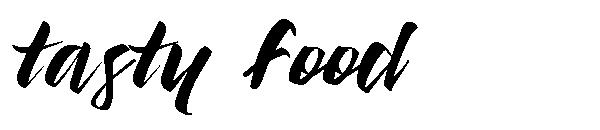 Tasty food字体