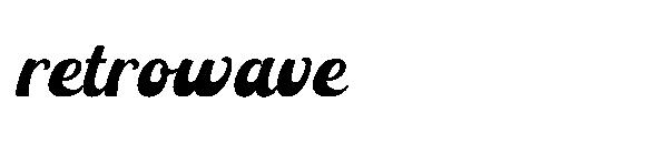 retrowave字体