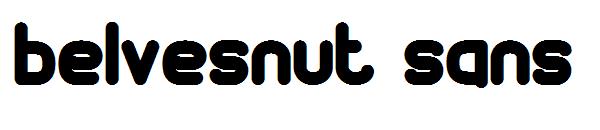 belvesnut sans字体