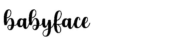 babyface字体