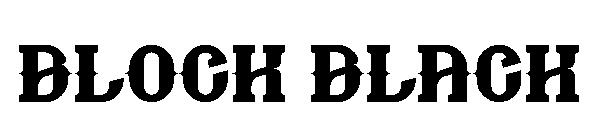 Block black字体