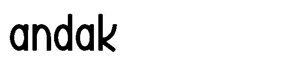 andak字体