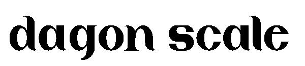 Dagon scale字体