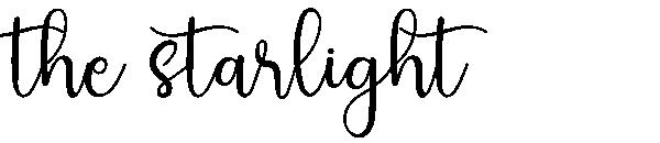 the starlight字体