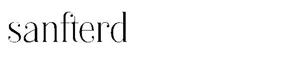 sanfterd字体
