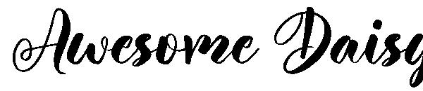 awesome daisy字体
