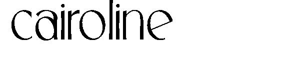 cairoline字体