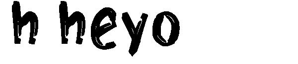 h heyo字体