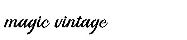 magic vintage字体
