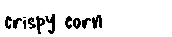 crispy corn字体