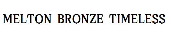melton bronze timeless字体