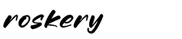 Roskery字体