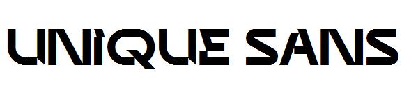 unique sans字体
