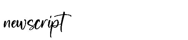 newscript字体
