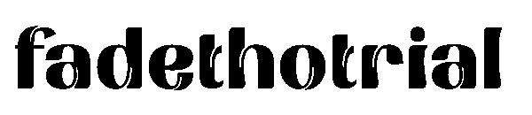 fadethotrial字体