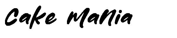 Cake mania字体