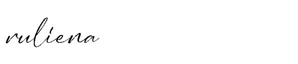 ruliena字体