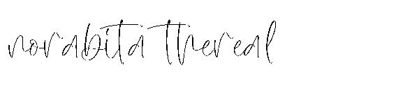 norabita thereal字体