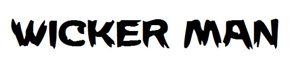 Wicker man字体