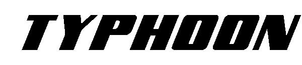 typhoon字体