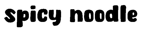 Spicy noodle字体