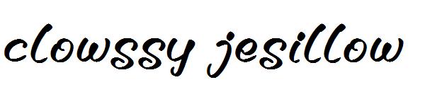 clowssy jesillow字体