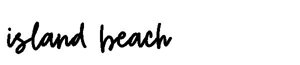 island beach字体
