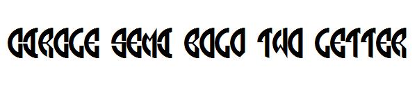 circle semi bold two letter字体