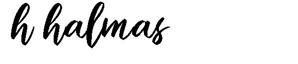 h halmas字体