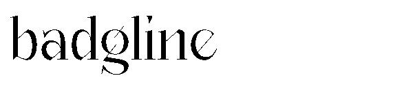 Badgline字体