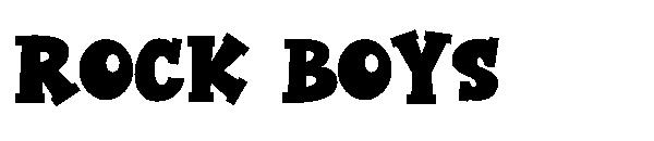 rock boys字体