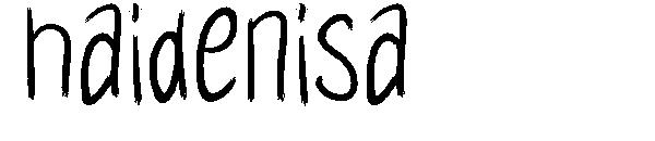 haidenisa字体