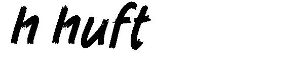 h huft字体