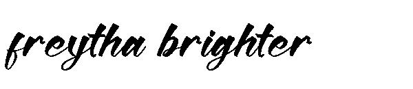 Freytha brighter字体
