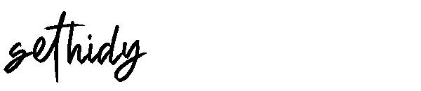 sethidy字体