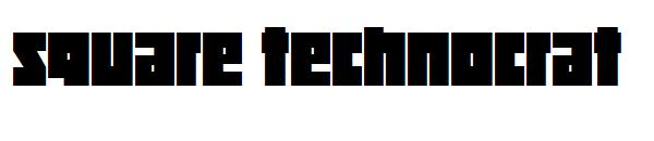 Square technocrat字体