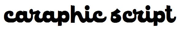 caraphic script字体