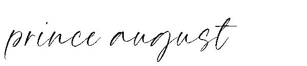 prince august字体
