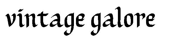 vintage galore字体